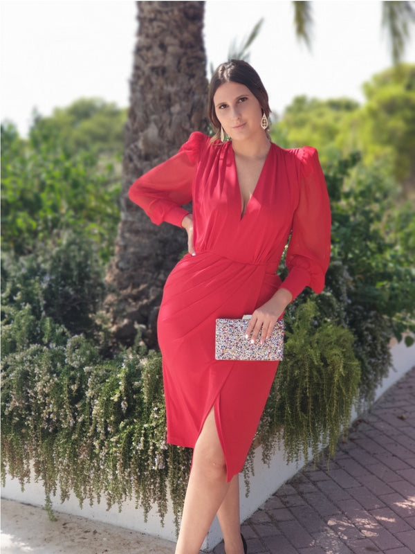 Vestido Amanda Rojo