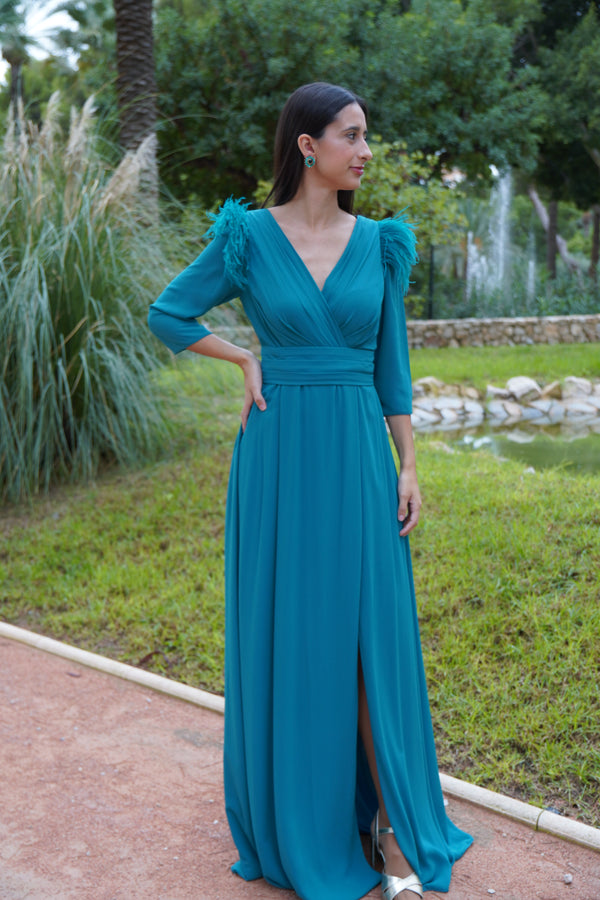 Vestido Atenea Esmeralda