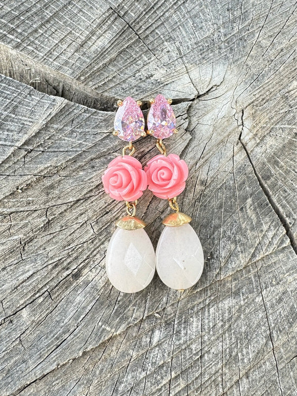 Pendientes Venecia Rosa