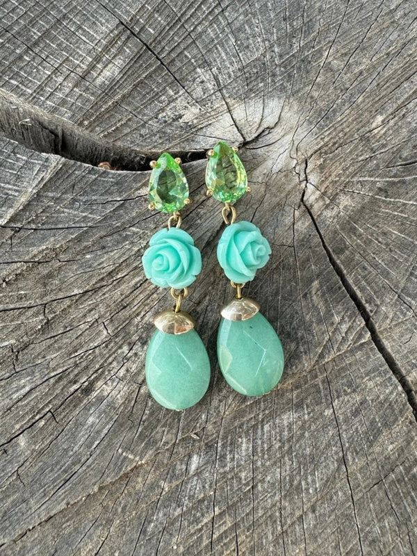 Pendientes Venecia Verde