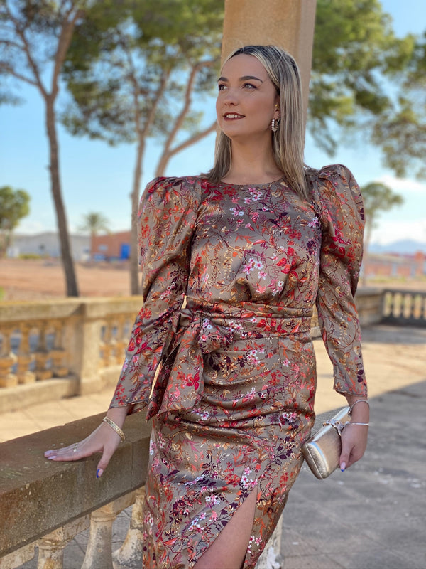 Vestido Margarite Bronce