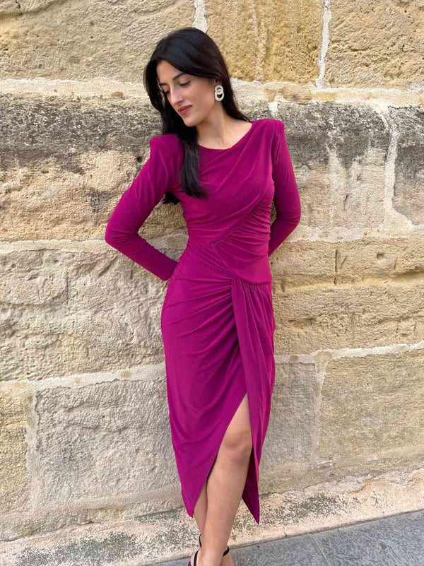 Gabriella Eggplant dress