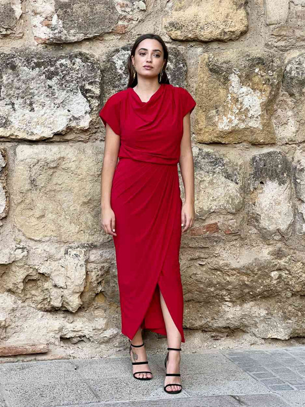Vestido indiano vermelho